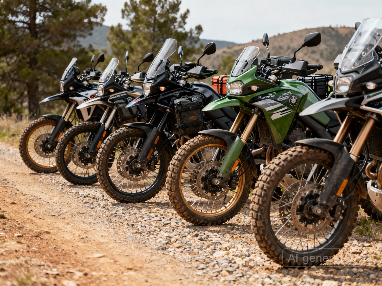 AI-Generiert (Perplexity) verschiedene Reisemotorräder