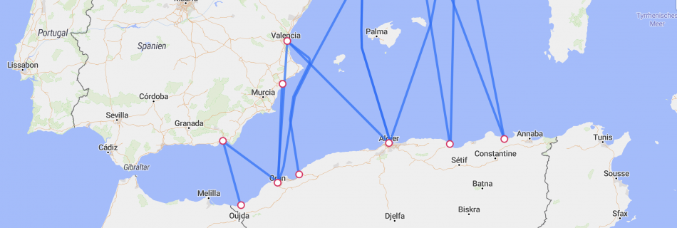 Fährverbindungen Algerien